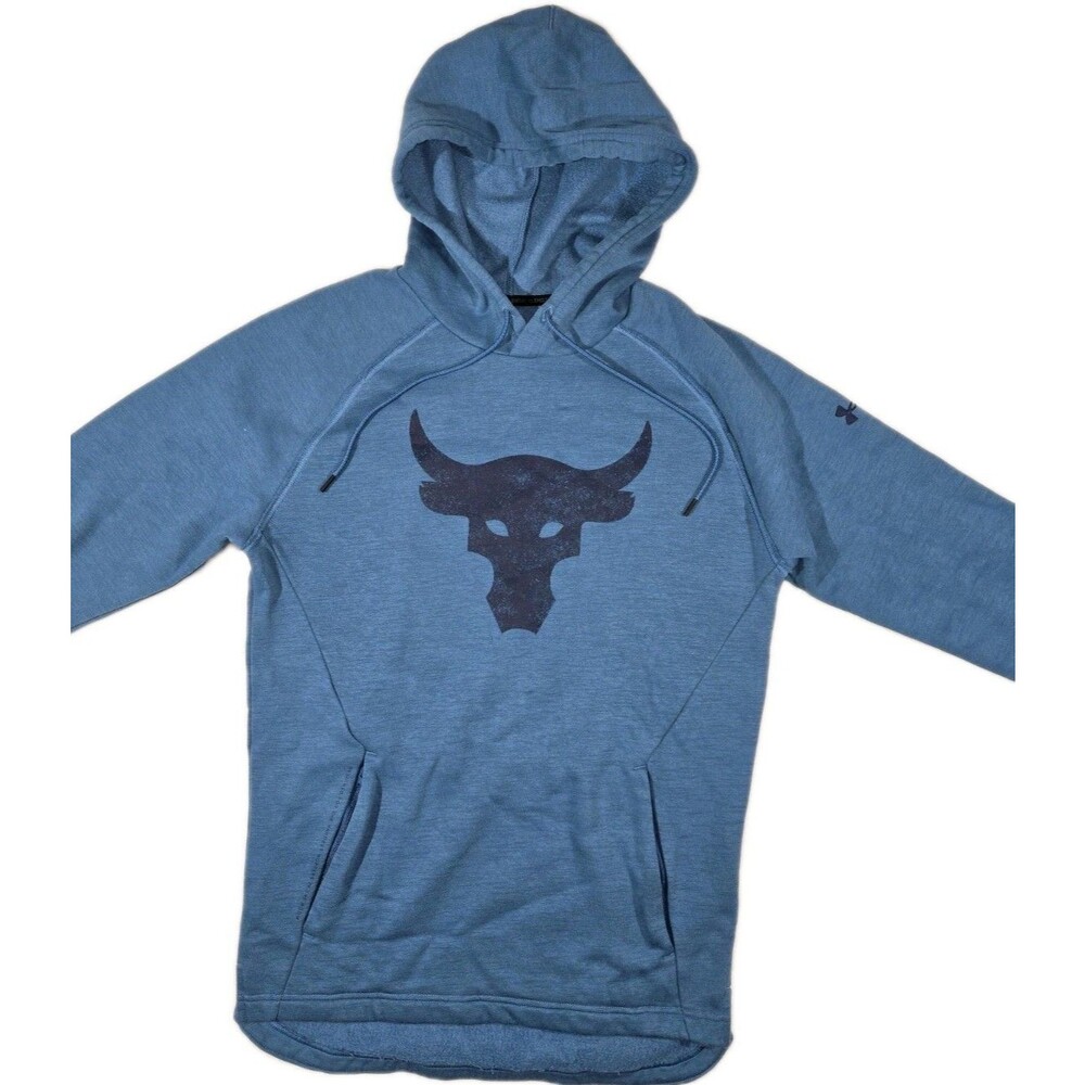 Under Armour ColdGear Project Rock Pullover Hoodie Mens Small
